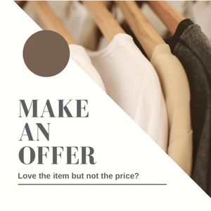 I'll accept or counter every offer! 😊 Everything must go!